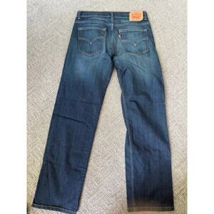 Levi’s 505 Reg dark medium washed denim jeans womens 29x29